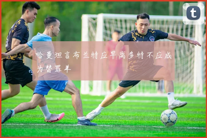 哈曼坦言布兰特应早离多特不应成为替罪羊